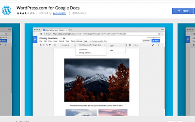 WordPress.com add-on for Google Docs: A Detailed Tutorial